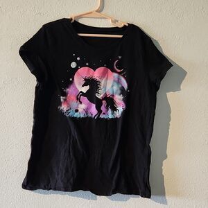 Childrens place 12-14 unicorn tshirt